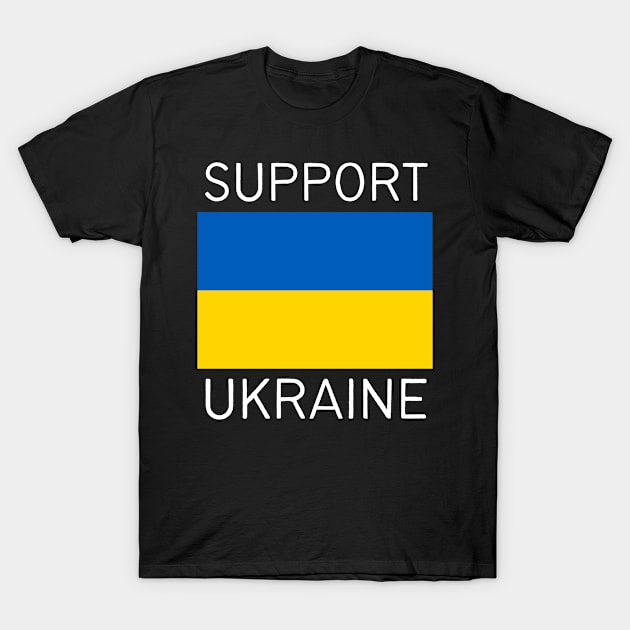 Support Ukraine Russian War T-Shirt by BobaPenguin